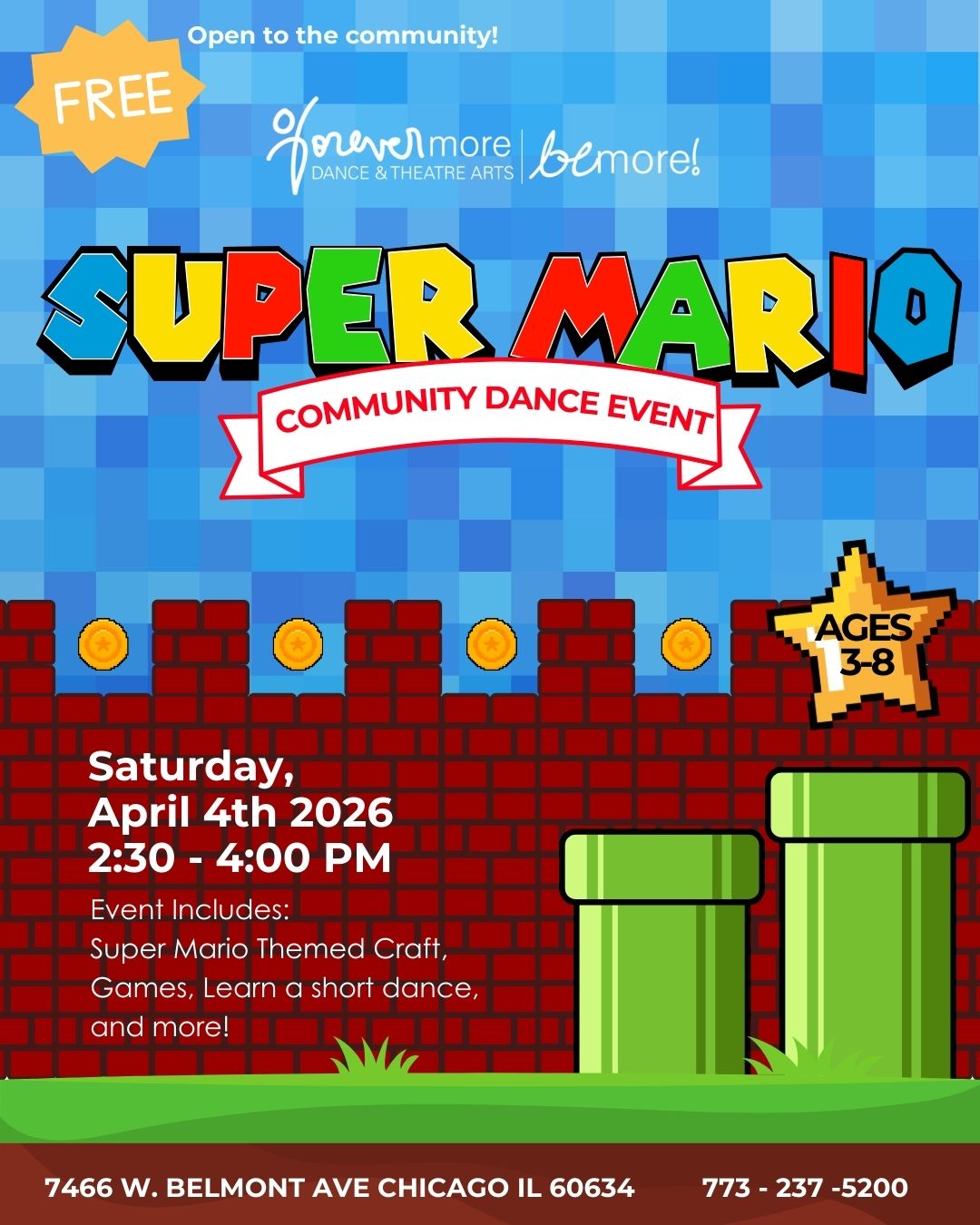 super Mario FREE DISCOVER DANCE EVENT 25